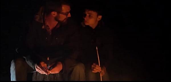  Stepdad Tells His Young Stepson Scary Stories While Camping